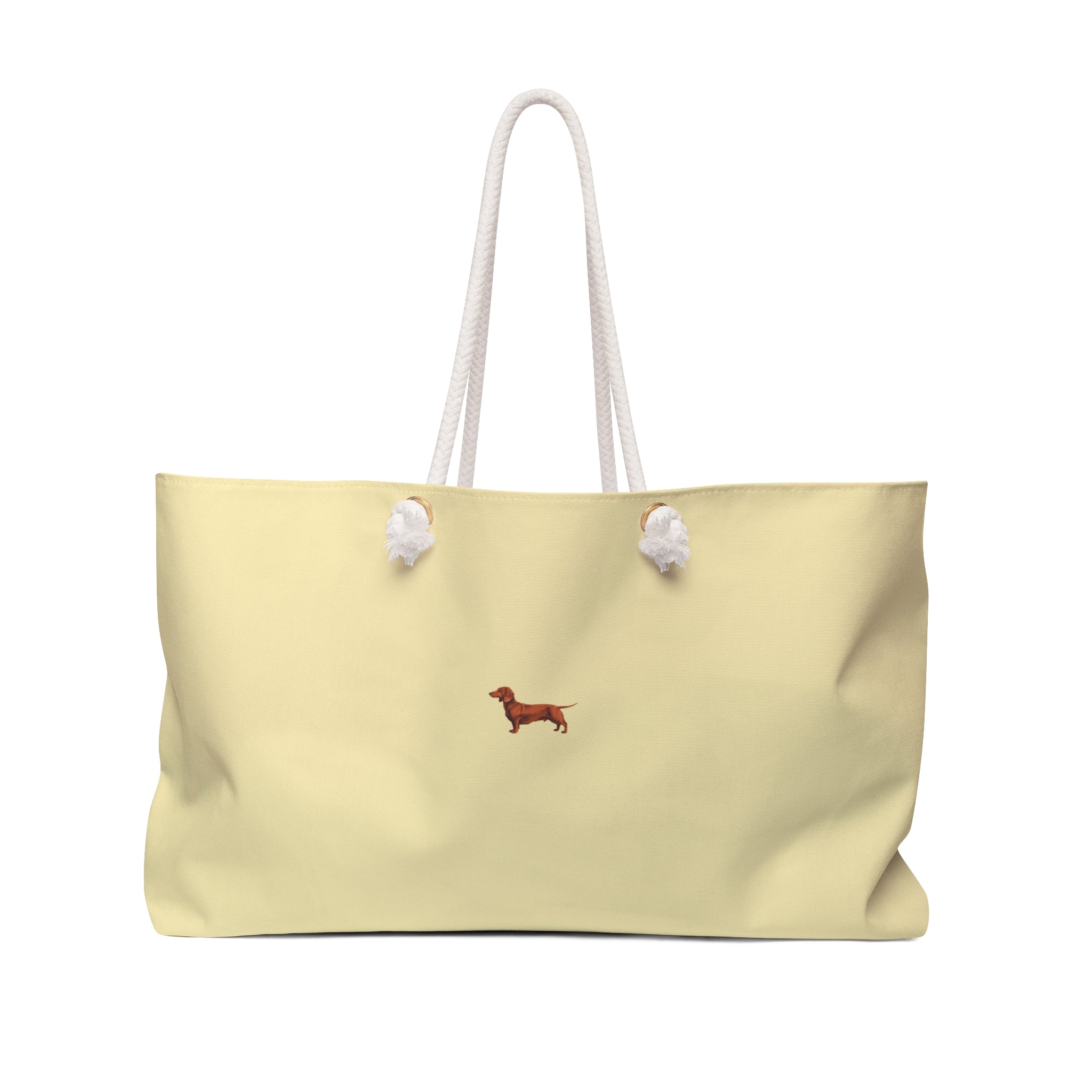 Dachshund Mini Embroidered Weekender Bag