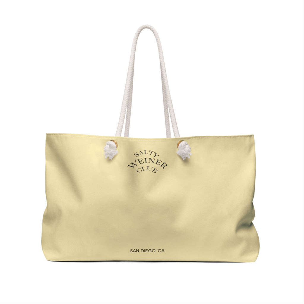 Dachshund Mini Embroidered Weekender Bag